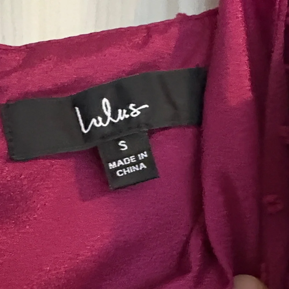 Lulu's Fuchsia Ruffle Maxi Dress - Picture 2 of 2